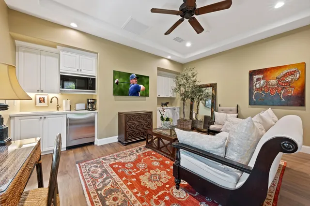 a view of a city with an ocean