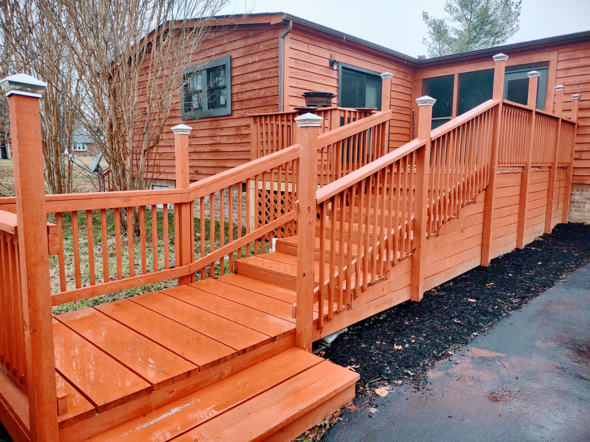 6841 Bethel Road Goodlettsville, TN 37072 - Photo 4 of 27 a balcony with street view and wooden floor