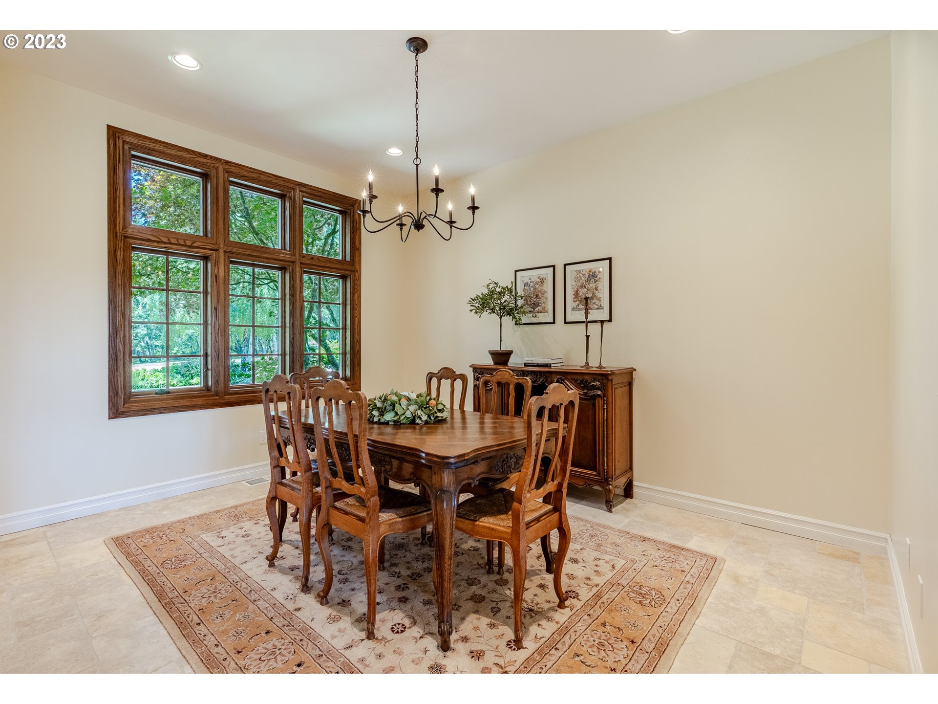 86705 Pine Grove Road Eugene, OR 97402 - Photo 17 of 48 a view of a dining room with furniture window and outside view