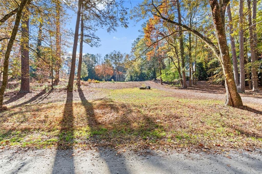 1099 Burnt Hickory Road Northwest Marietta, GA 30064 - Photo 7 of 17 a view of yard with tree in the background