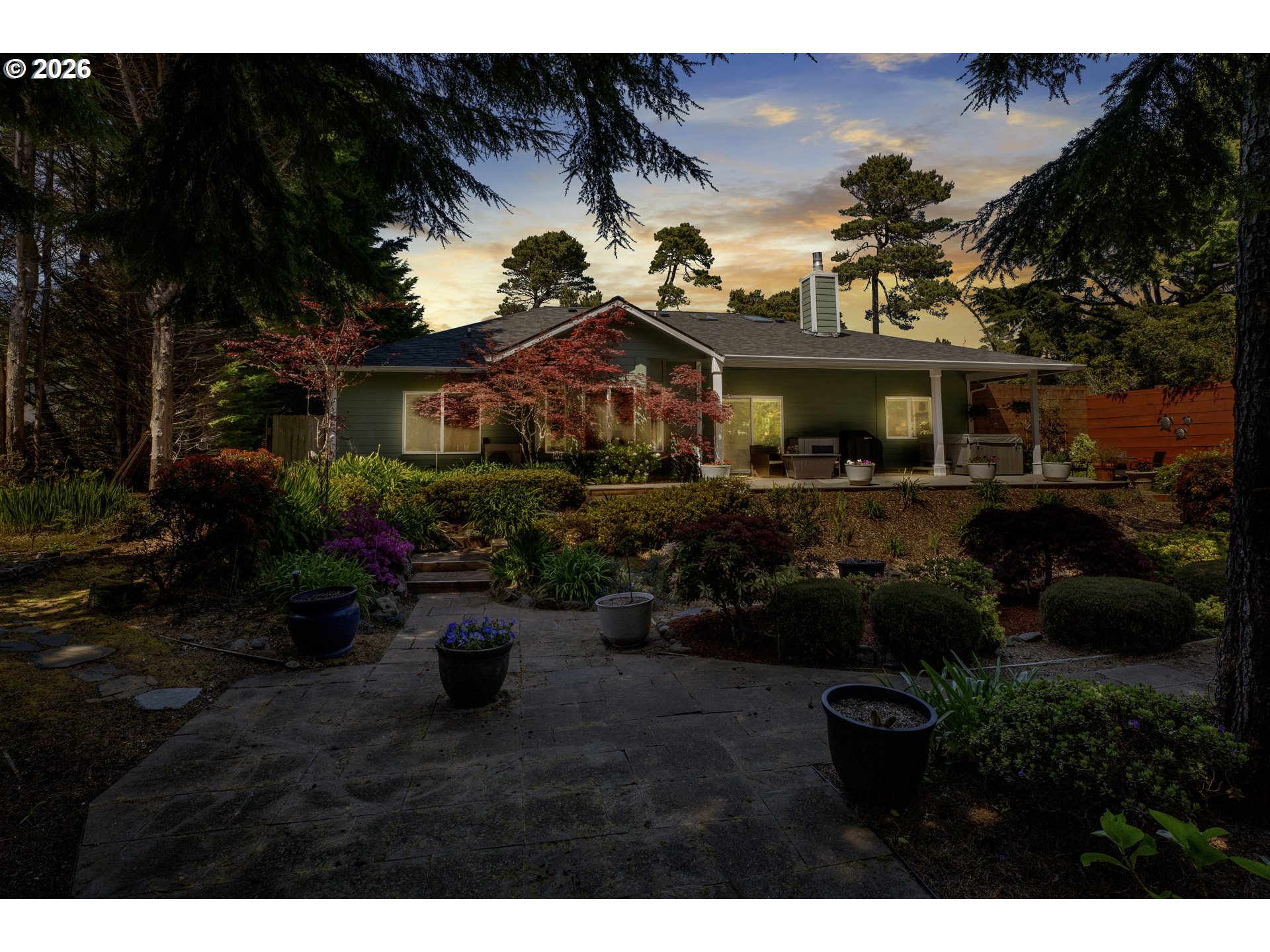 109 Ocean View Court Florence, OR 97439 - Photo 1 of 48 a view of a house with a garden