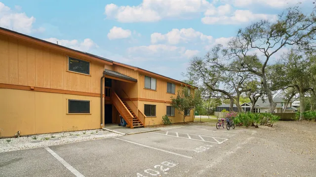 a view of a house with a street