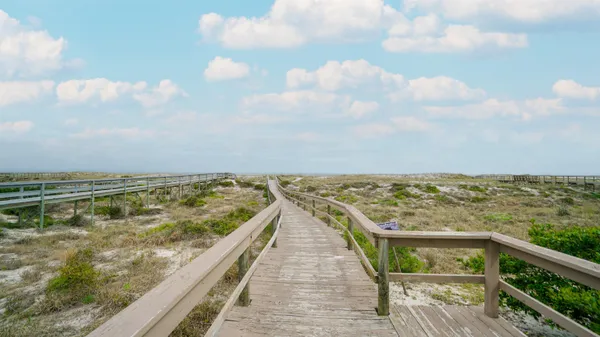 a view of a city from a balcony