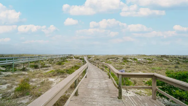 a view of a city from a balcony