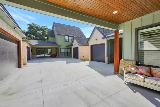a house with trees in front of it