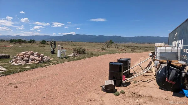 a view of a lake with a mountain