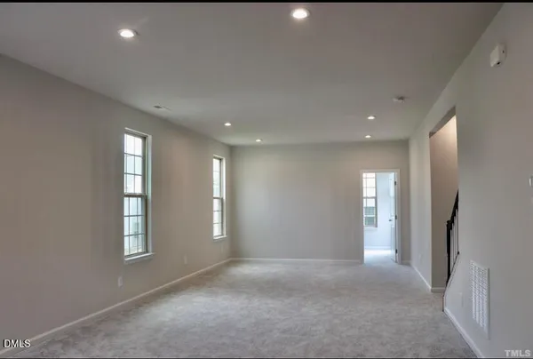 a view of livingroom with windows