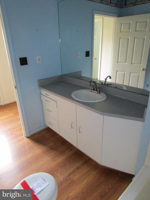 4116 Sampson Road Silver Spring, MD 20906 - Photo 12 of 22 a bathroom with a sink and a mirror