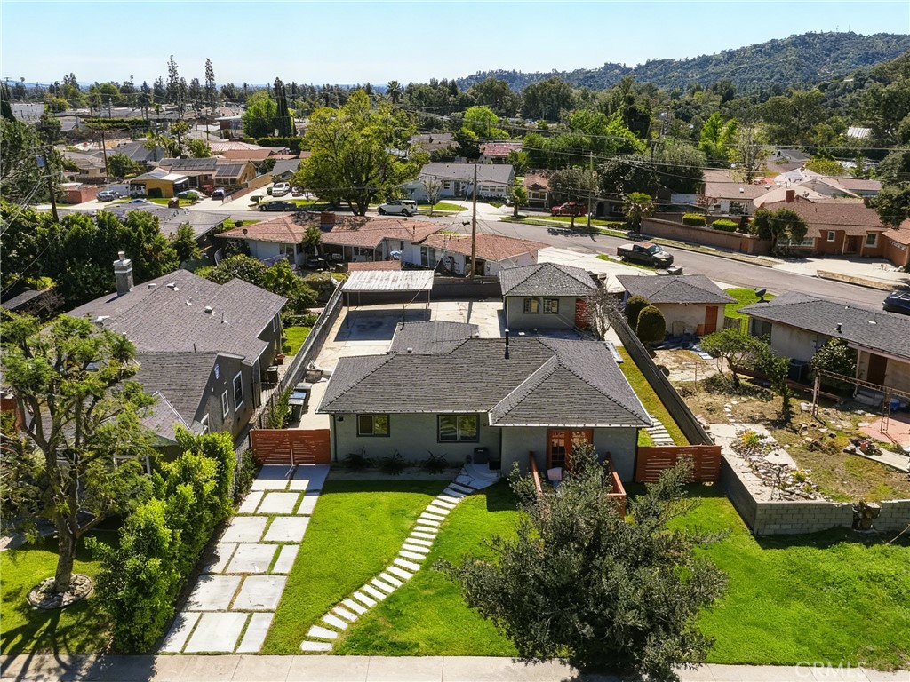 910 Arwin Street Pasadena, CA 91001 - Photo 20 of 23 an aerial view of a house with a garden