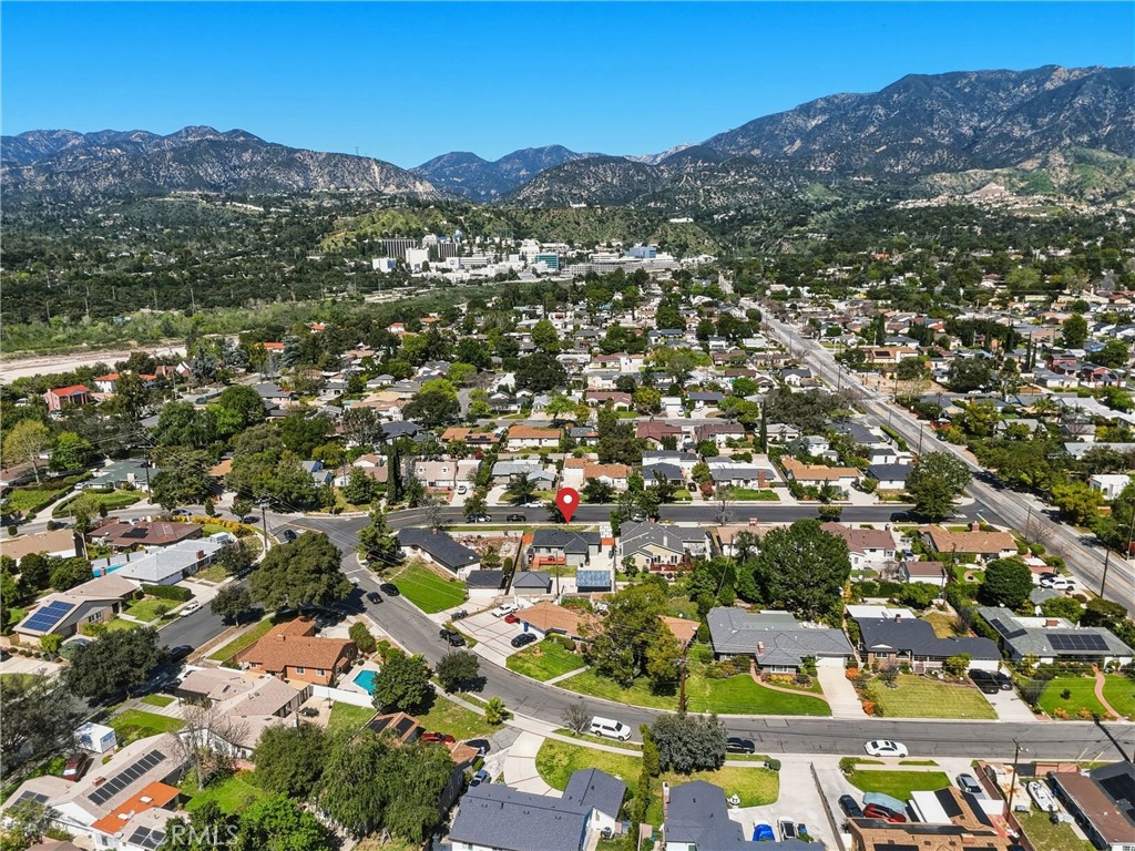 910 Arwin Street Pasadena, CA 91001 - Photo 21 of 23 an aerial view of residential houses and street