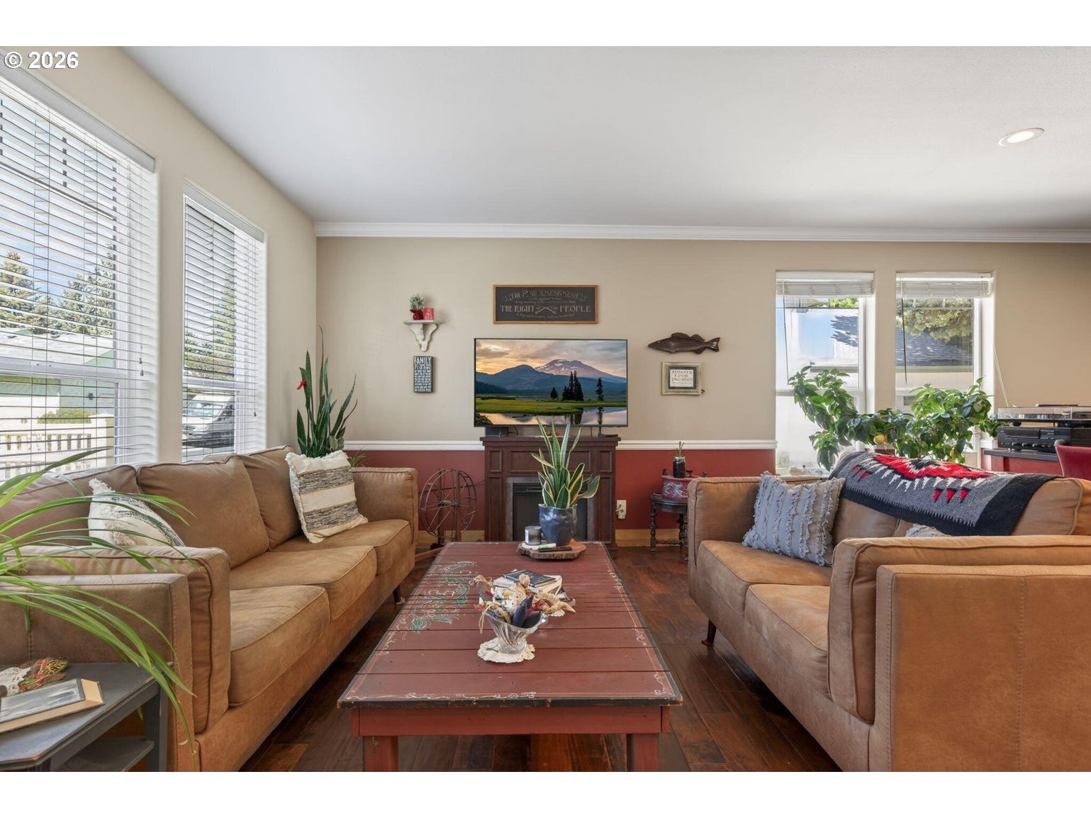 538 North Tam Rim Drive Sisters, OR 97759 - Photo 11 of 45 a living room with furniture and a fireplace