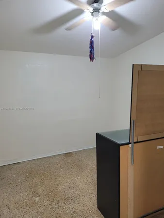 a view of hallway with an empty space