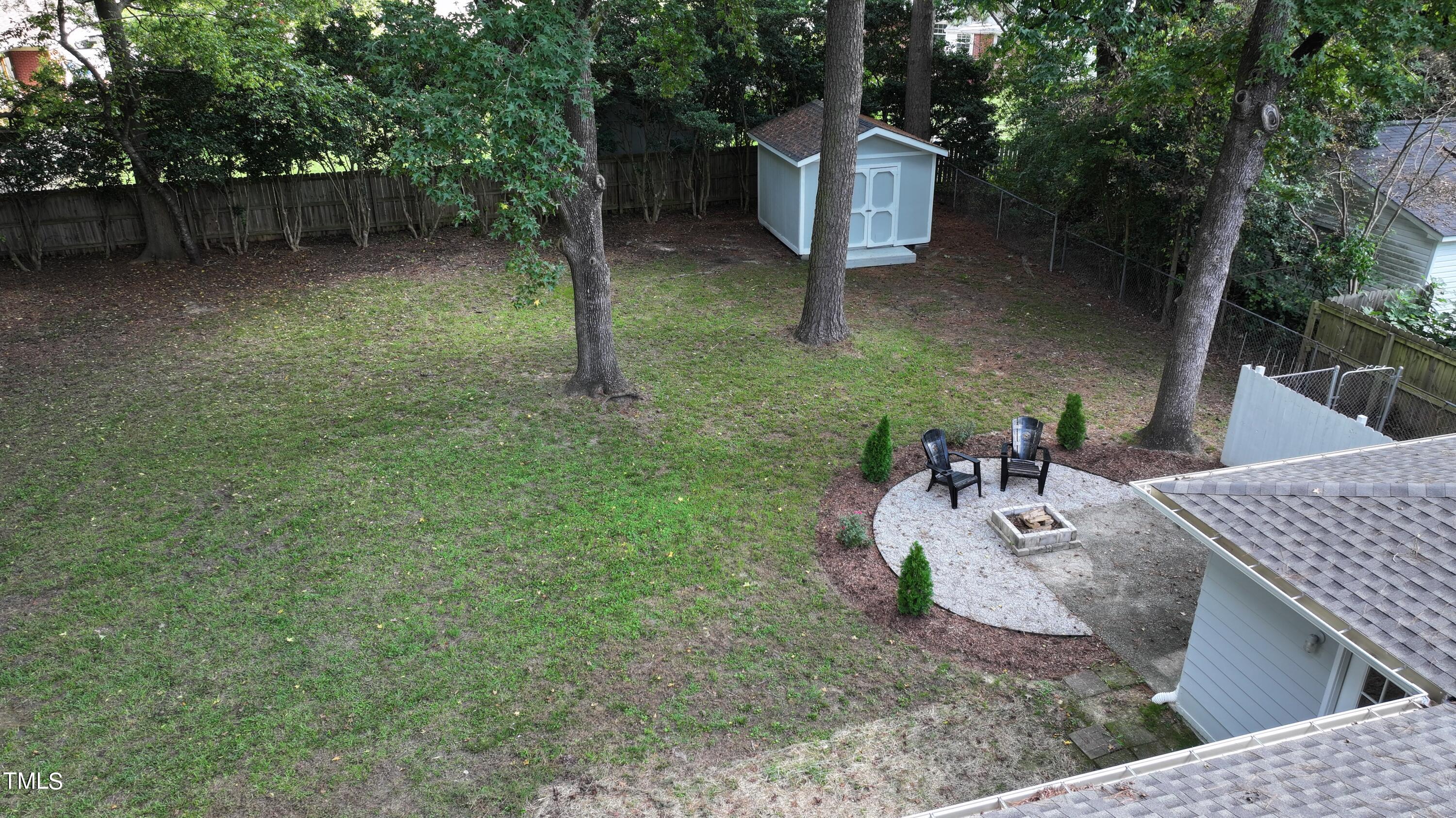 607 Nellane Drive Garner, NC 27529 - Photo 25 of 35 a view of a backyard with furniture