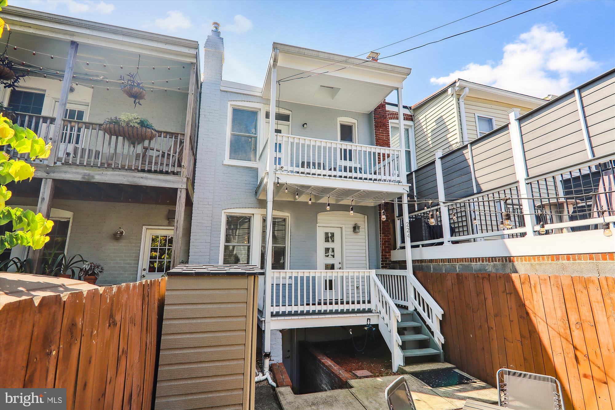 224 Randolph Place Northeast Washington, DC 20002 - Photo 38 of 46 Back Elevation