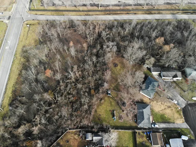 a view of a houses from a yard