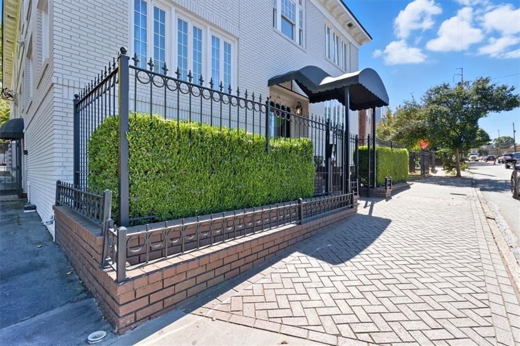 a view of a entrance with stairs