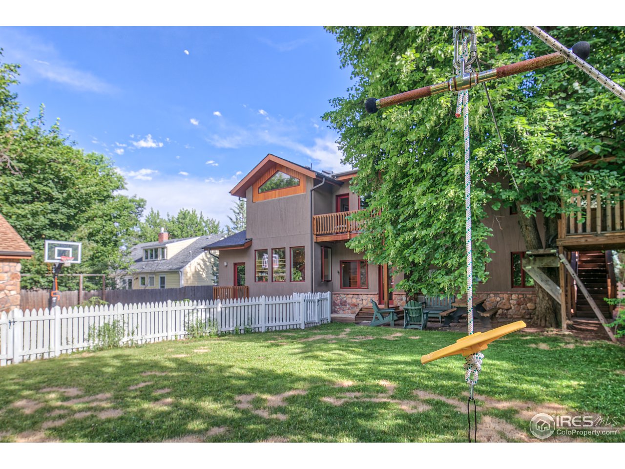 531 Hawthorn Avenue Boulder, CO 80304 - Photo 31 of 40 Grand fenced backyard with zipline & treehouse