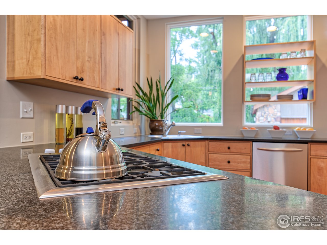 531 Hawthorn Avenue Boulder, CO 80304 - Photo 8 of 40 Honed granite countertops; custom maple cabinetry
