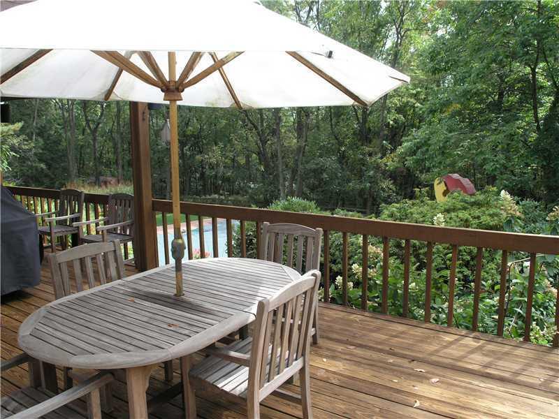 129 Riding Trail Lane Fox Chapel, PA 15215 - Photo 23 of 25 Patio/Deck. The raised Deck allows panoramic views of the rear property and is adjacent to the Dining Room.