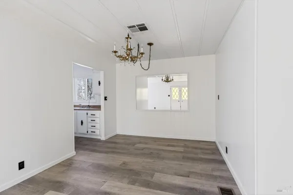 wooden floor in an empty room