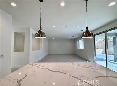 a very nice looking room with a chandelier