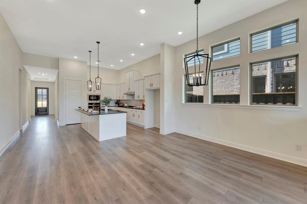 2901 Long Trail Mansfield, TX 76063 - Photo 23 of 28 a view of kitchen with stainless steel appliances refrigerator oven and cabinets