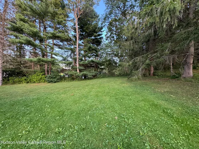 a view of an outdoor space and a yard