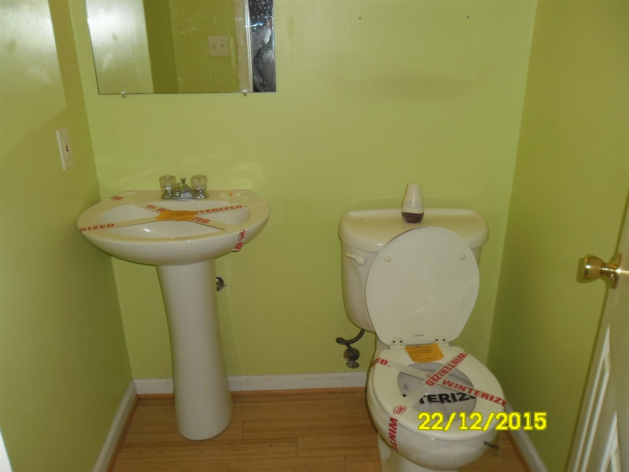 35 Begum Road Palmyra, VA 22963 - Photo 10 of 28 a bathroom with a sink and a mirror