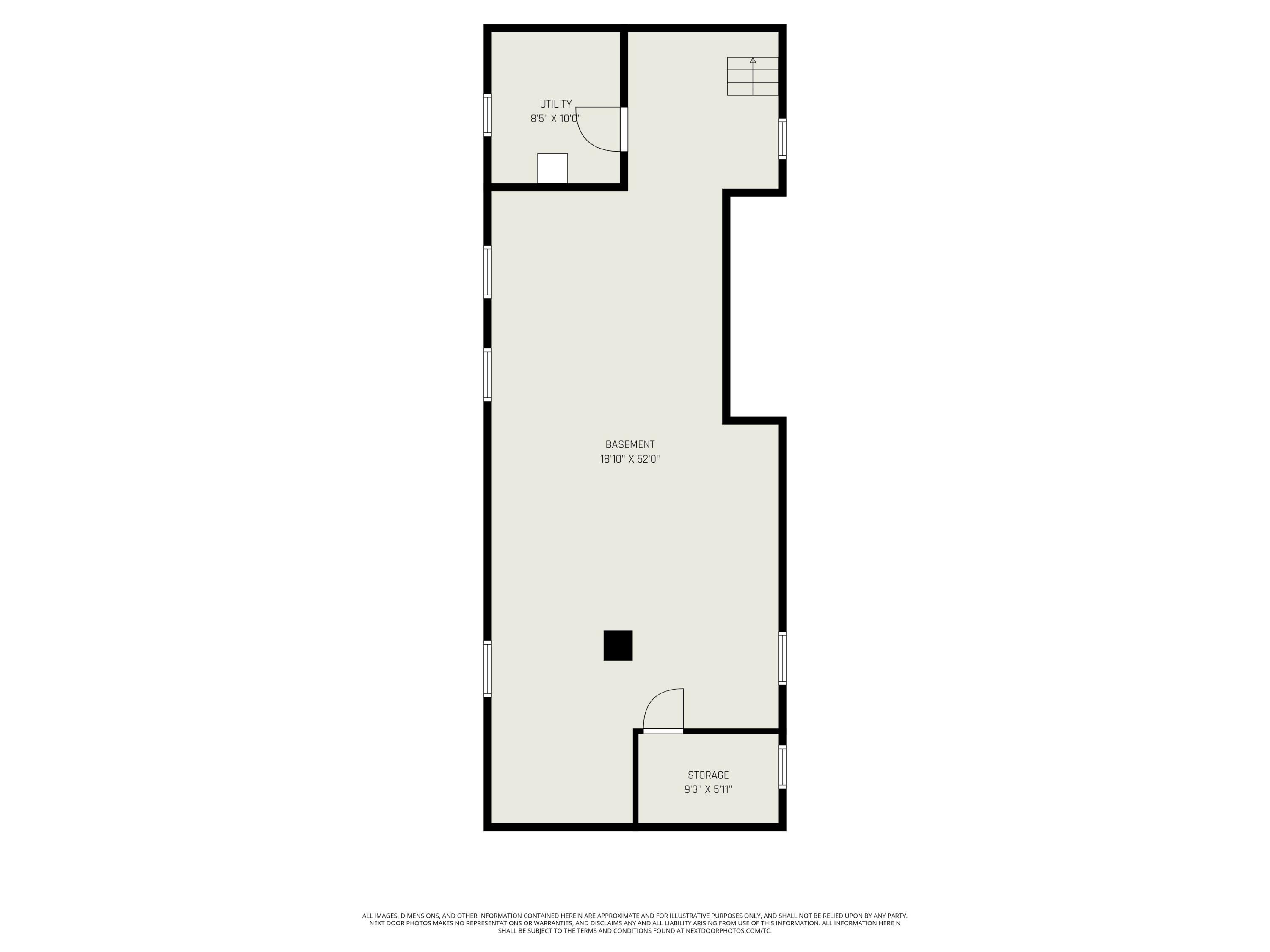 Undisclosed Address Manistee, MI 49660 - Photo 35 of 35 289-6th-street-floorplan -BASEMENT