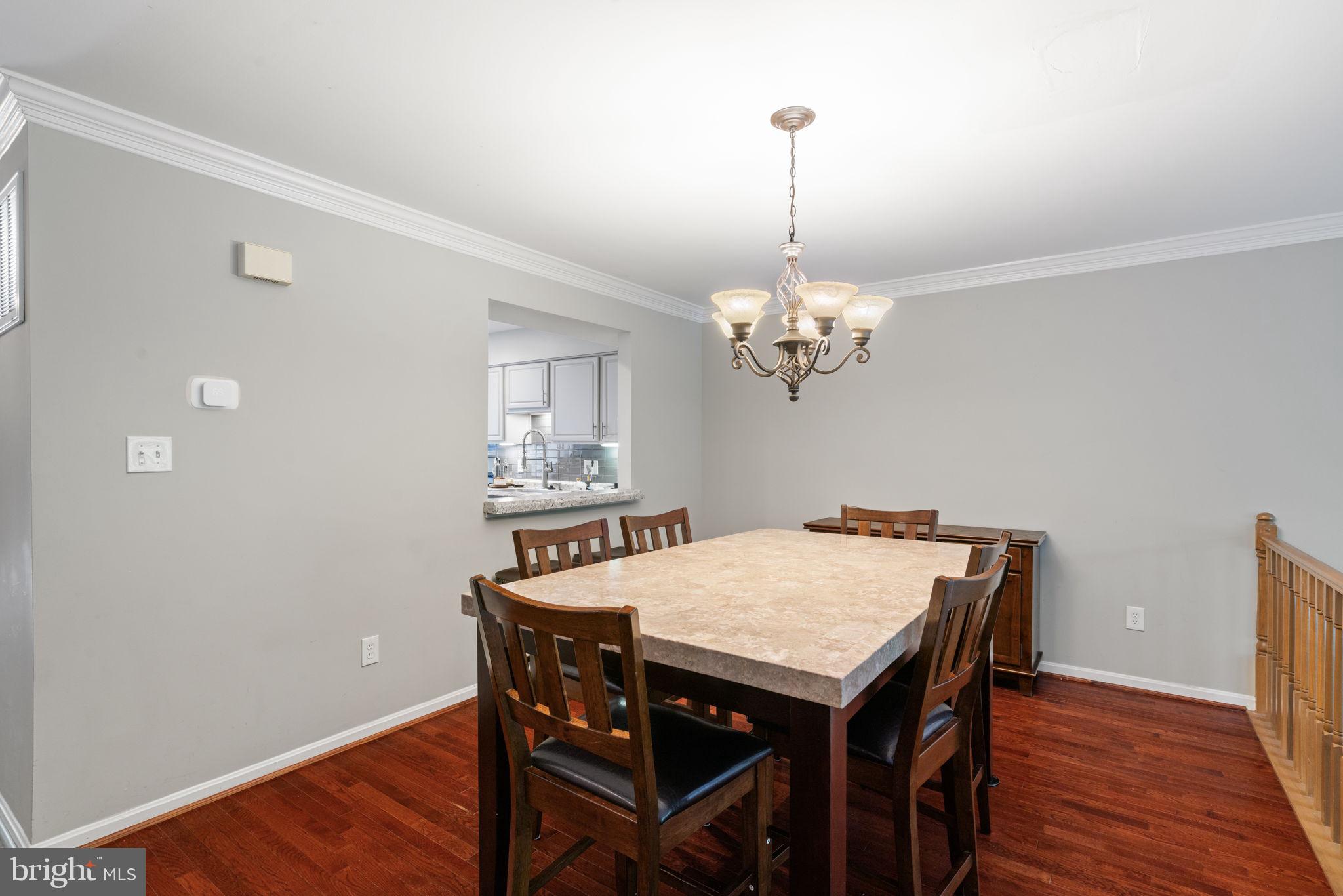 9103 Golden Sunset Lane Springfield, VA 22153 - Photo 13 of 46 Dining room with pass through