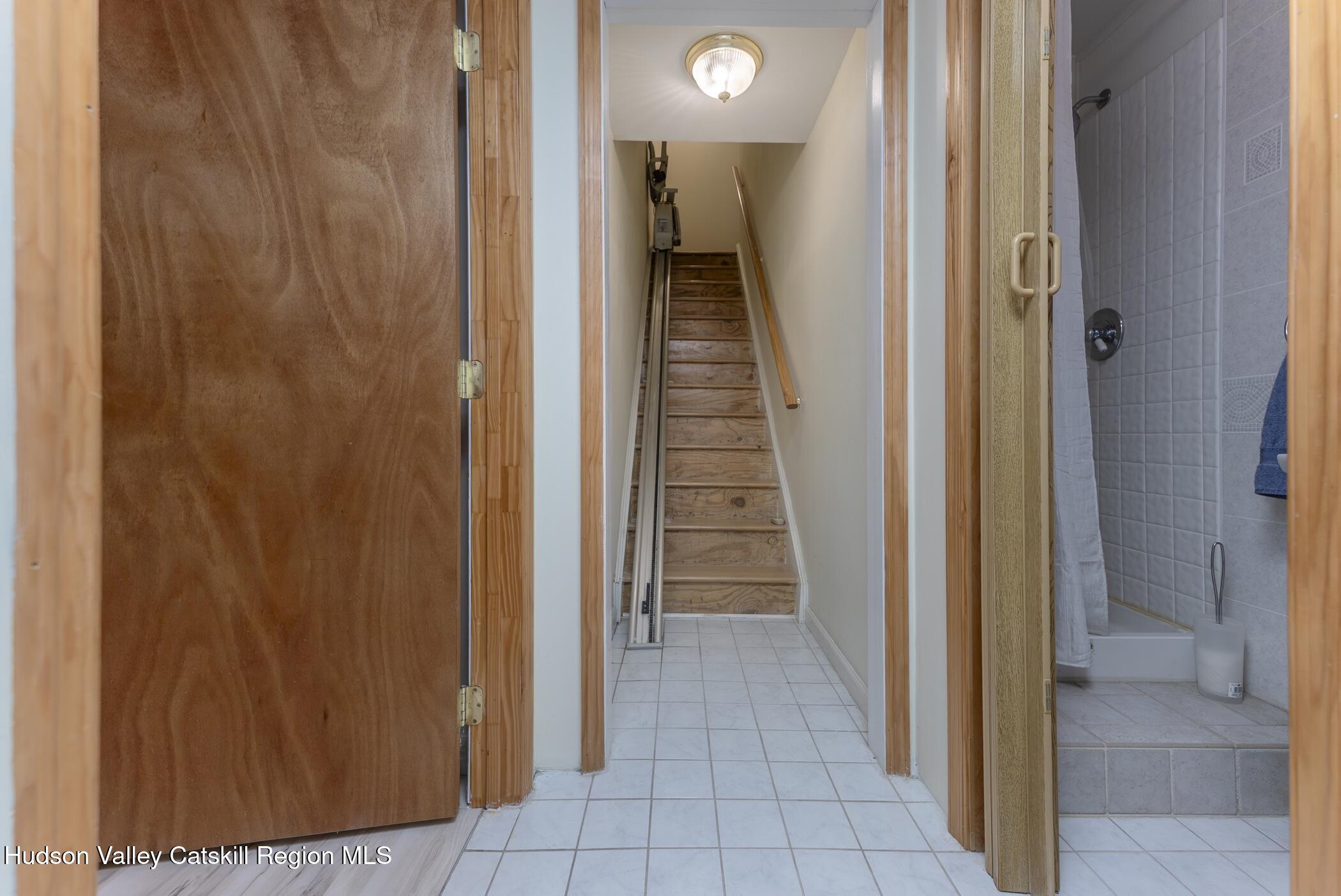 17 Riverview Port Ewen, NY 12487 - Photo 27 of 44 a view of a hallway with wooden floor and staircase