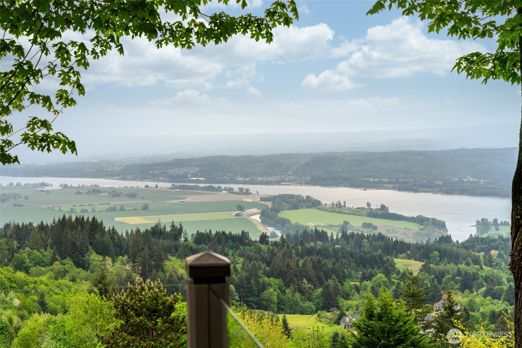 813 Varsity Road Kalama, WA 98625 - Photo 37 of 40 a view of a lake with a yard