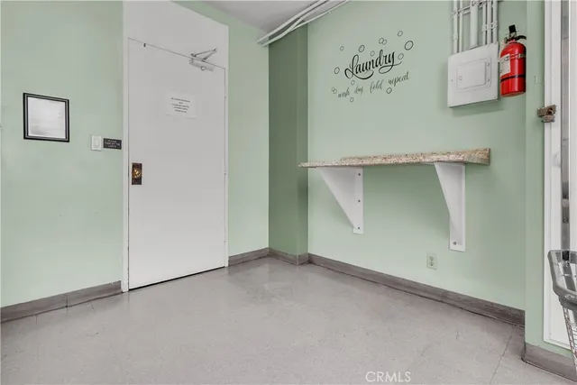 a view of hallway with stairs