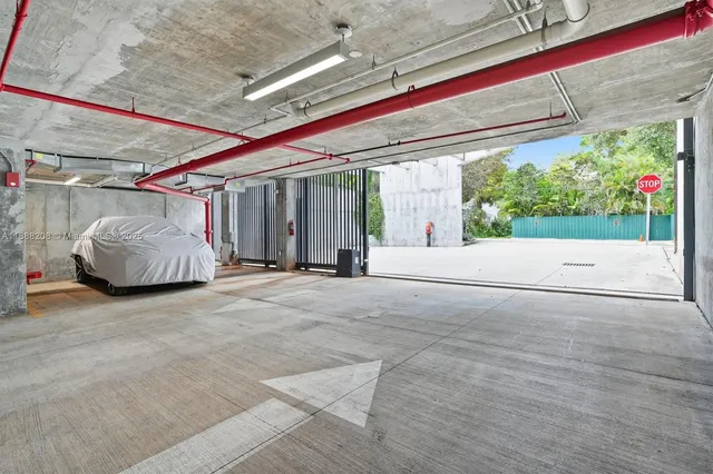 a view of parking area