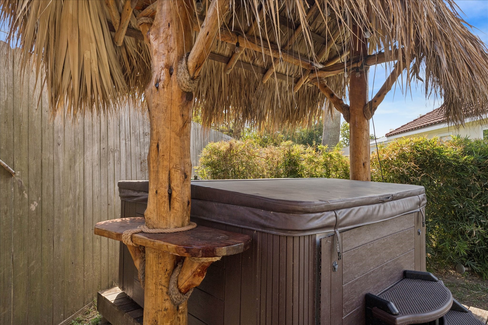 282 Debbie Lane San Leon, TX 77539 - Photo 22 of 29 a wooden floor covered with tall trees
