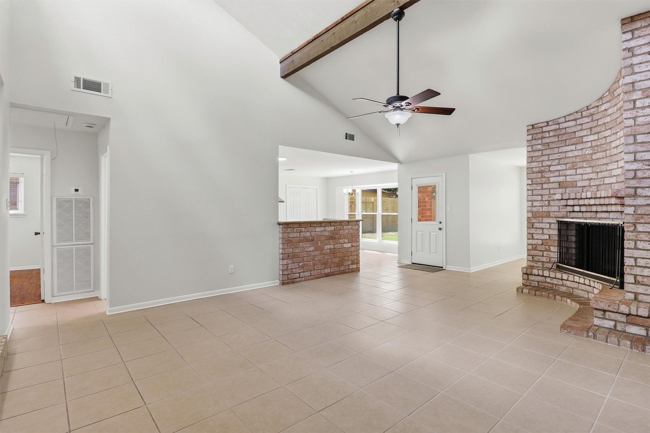 22411 Waynoka Road Katy, TX 77450 - Photo 7 of 34 Living room open to the kitchen and breakfast space.