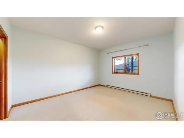 a open hall with a window