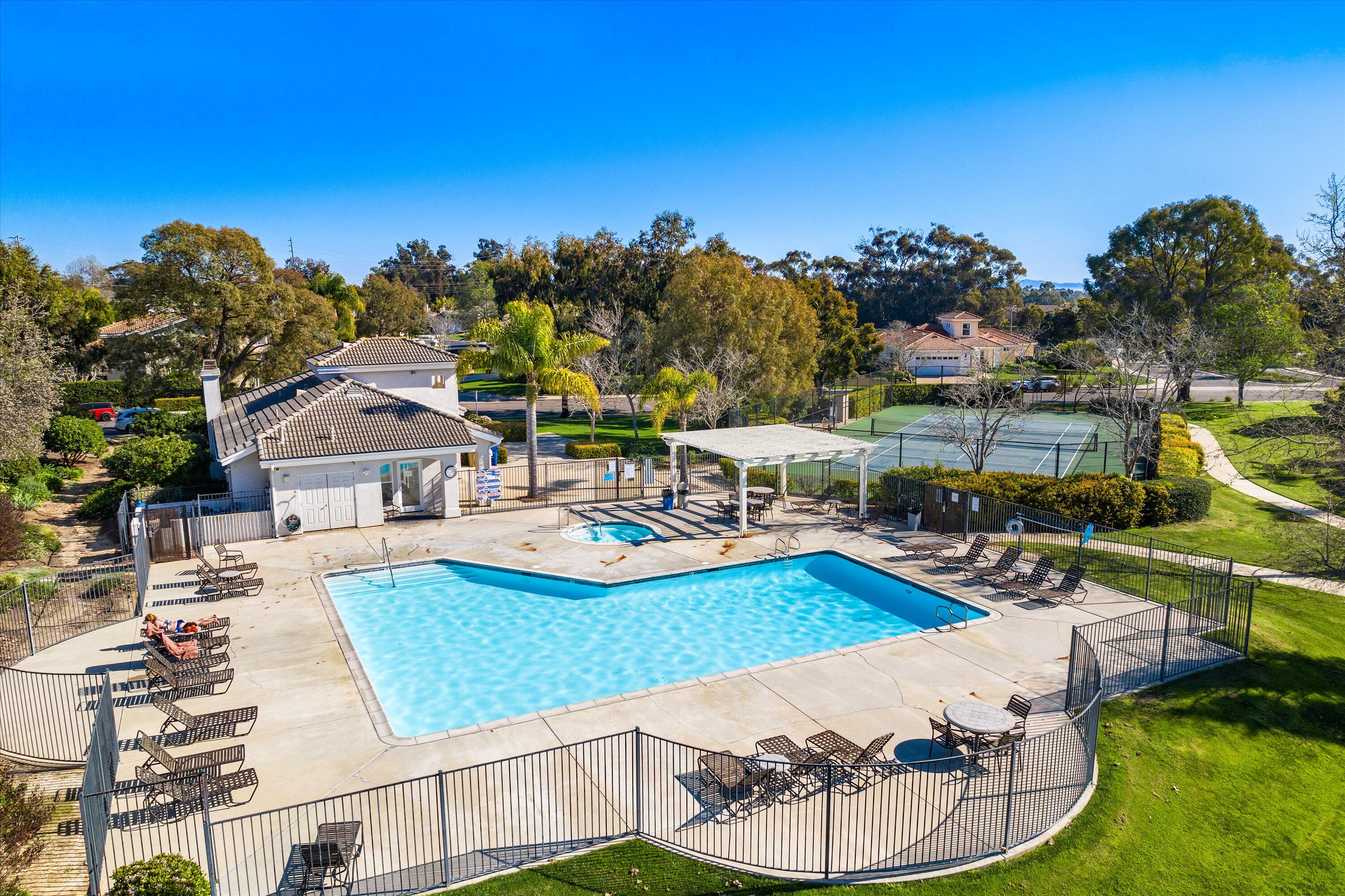 7926 Winchester Circle Goleta, CA 93117 - Photo 50 of 56 a view of a house with swimming pool and sitting area