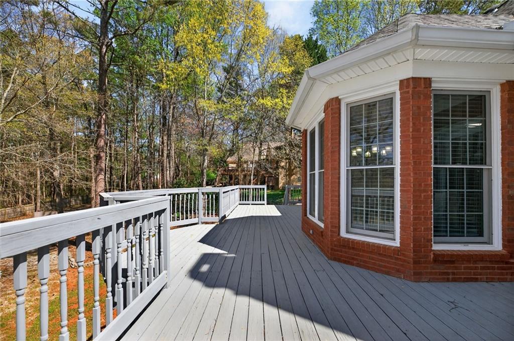 129 Oak Walk Villa Rica, GA 30180 - Photo 41 of 78 a view of balcony with deck and wooden floor