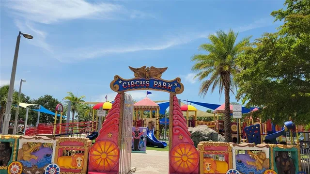 a view of an outdoor space with garden