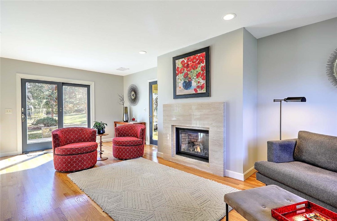 1 Anvil Drive Cumberland, RI 02864 - Photo 16 of 50 Family Room with gas fireplace and marble surround