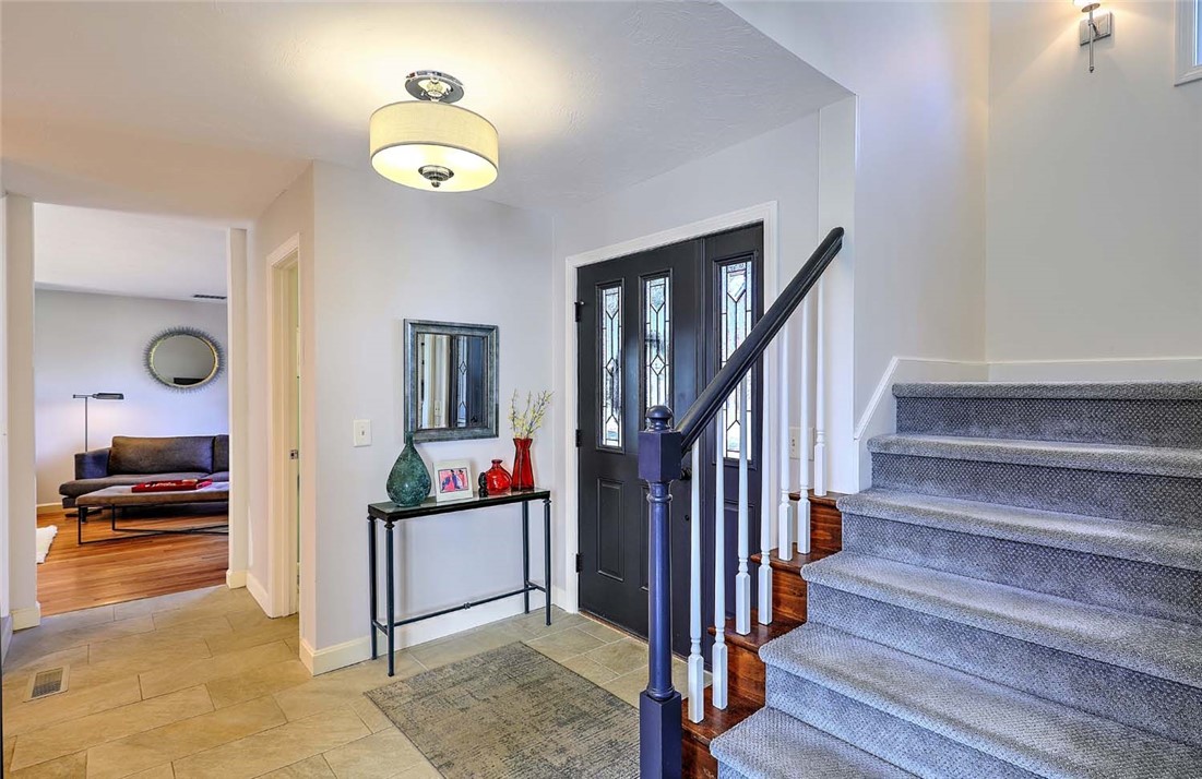 1 Anvil Drive Cumberland, RI 02864 - Photo 27 of 50 Entry Foyer and stairs to 2nd level bedrooms
