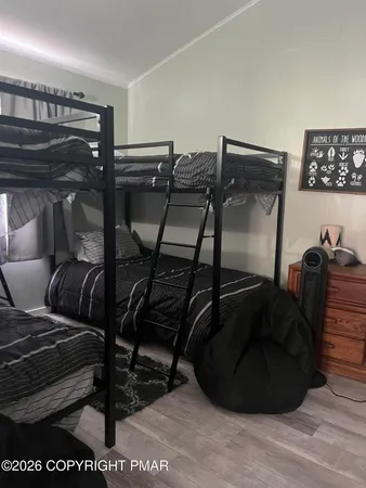 a room with gym equipment