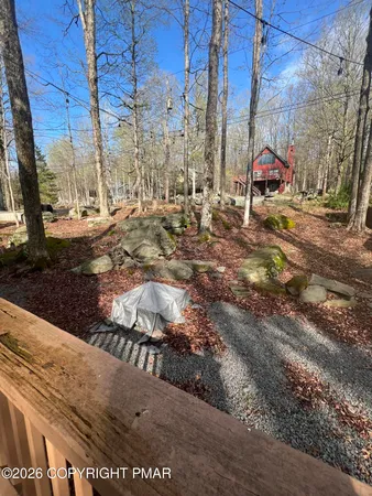 a view of outdoor space with seating area