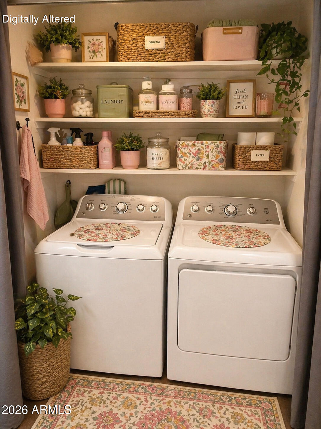 9017 West Elm Street, Unit 6 Phoenix, AZ 85037 - Photo 19 of 21 Laundry Virtually Staged