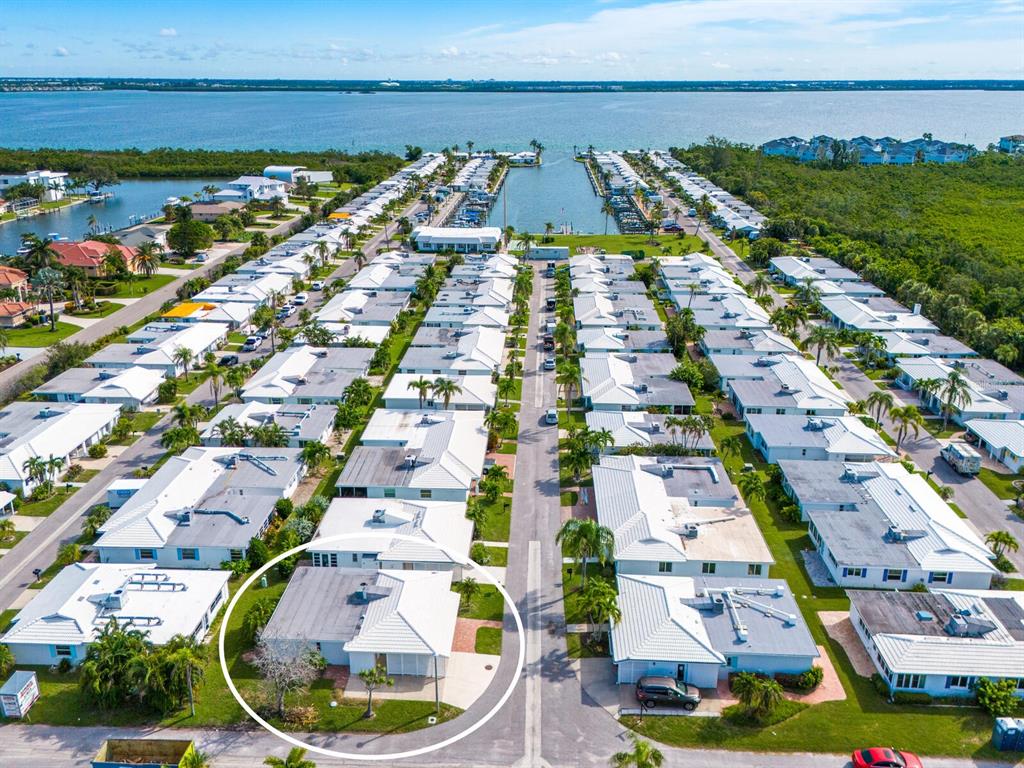 667 El Centro Longboat Key, FL 34228 - Photo 40 of 41 an aerial view of residential houses with outdoor space