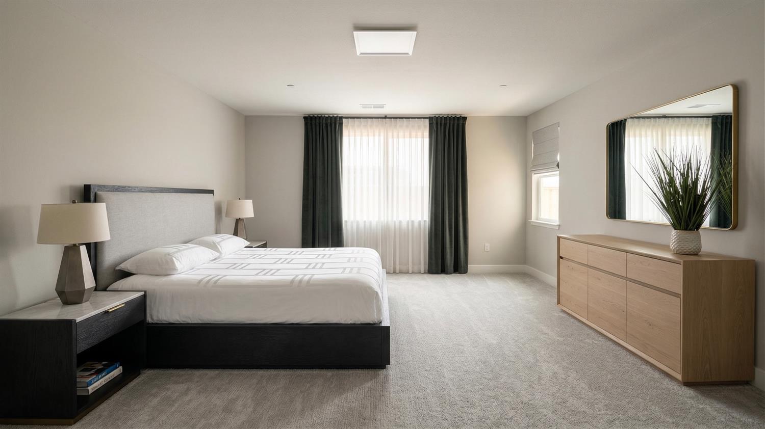 1072 Blue Range Way Roseville, CA 95747 - Photo 20 of 26 a bedroom with a large bed and a dresser