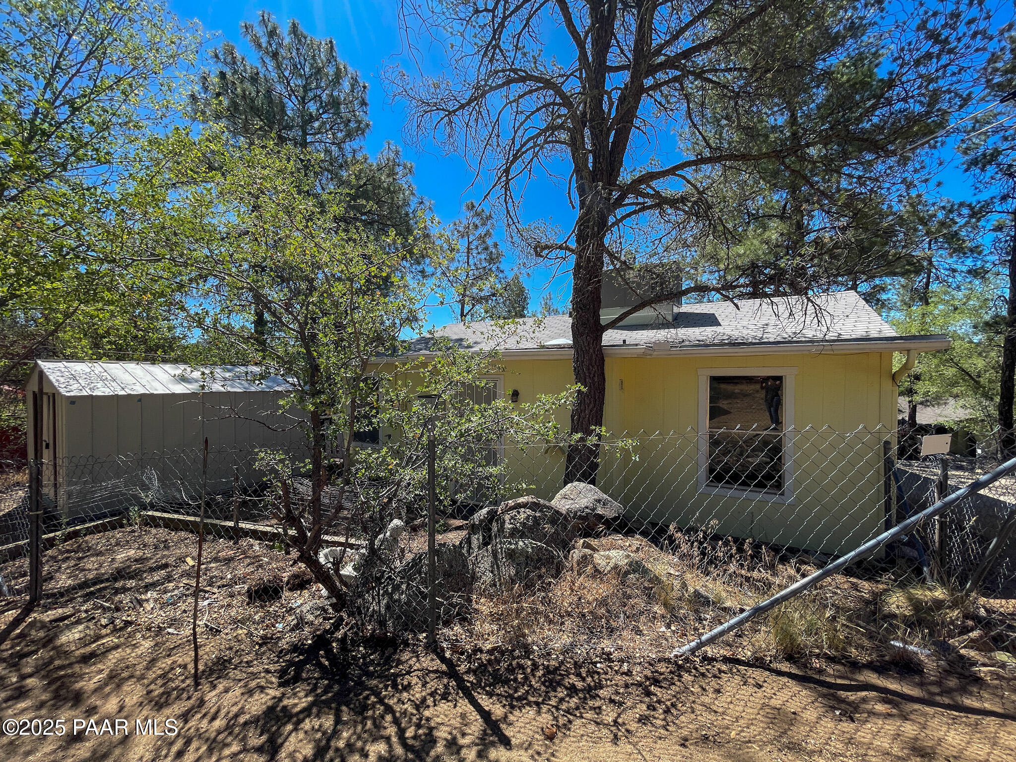532 Canyon Springs Road Prescott, AZ 86303 - Photo 26 of 31 26 Back with shed