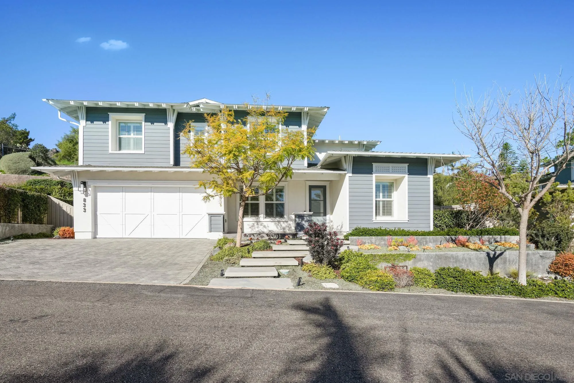 833 Channel Island Drive Encinitas, CA 92024 - Photo 4 of 38 a front view of a house with a yard and garage