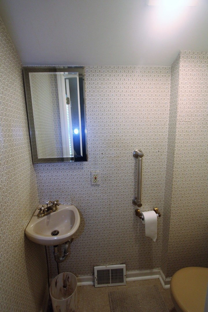 1613 Jones Street Joliet, IL 60435 - Photo 17 of 29 a bathroom with a sink toilet and mirror